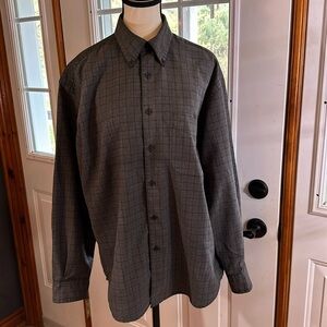 Dockers Button Up Plaid Dress Shirt